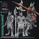 Dragonborn Guards 3D-printed model